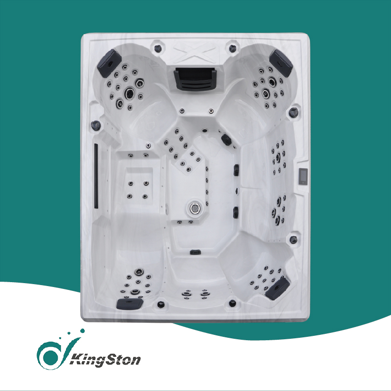 Kingston Freestanding bathtub include 7 people with special feet massageJCS-207