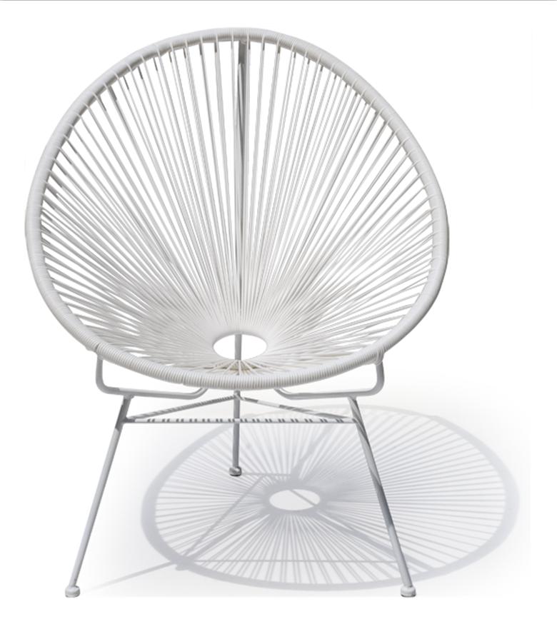 Steel PE Wicker Acapulco chair-Oval Shape