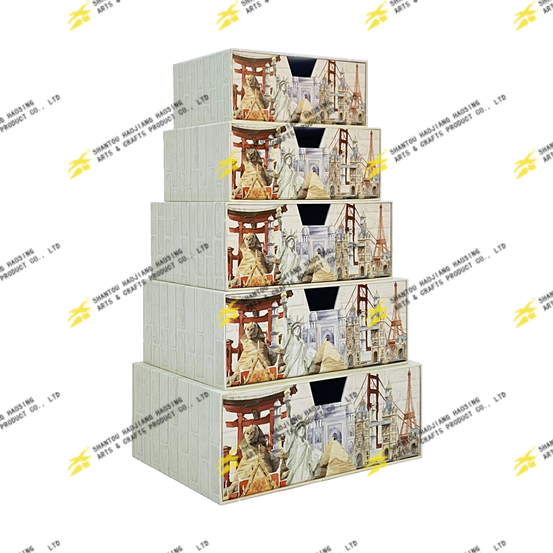 Rectangle Drawer Box Set Of 5