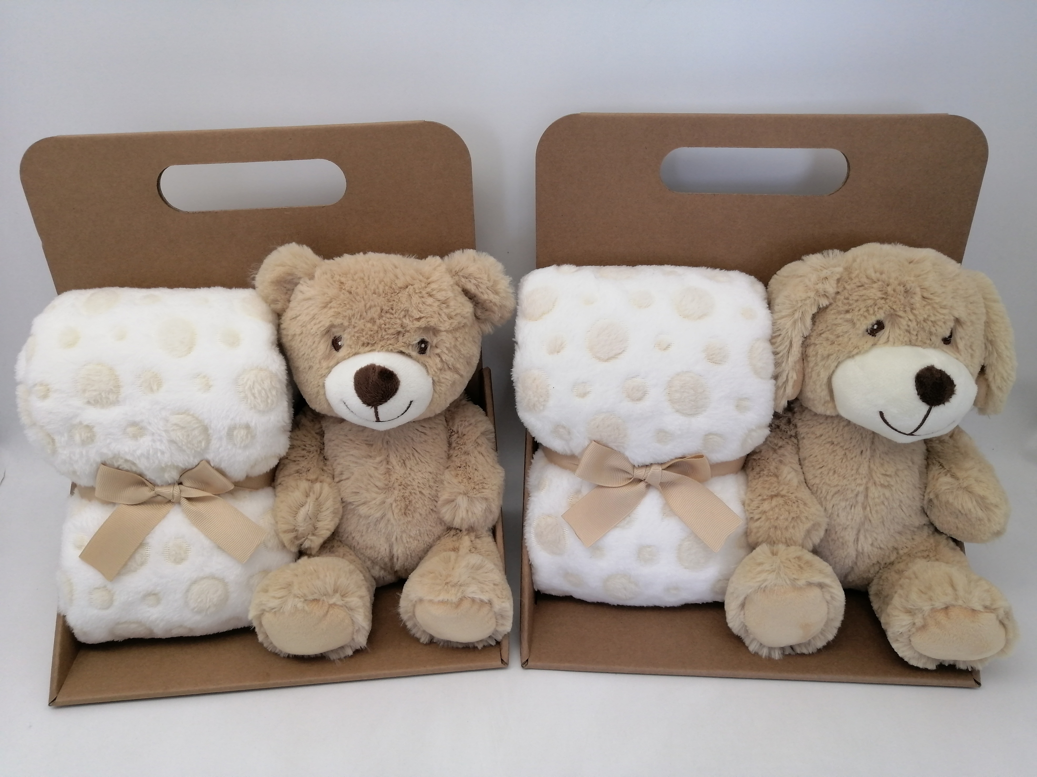 Toy With Blanket(Bear,dog)