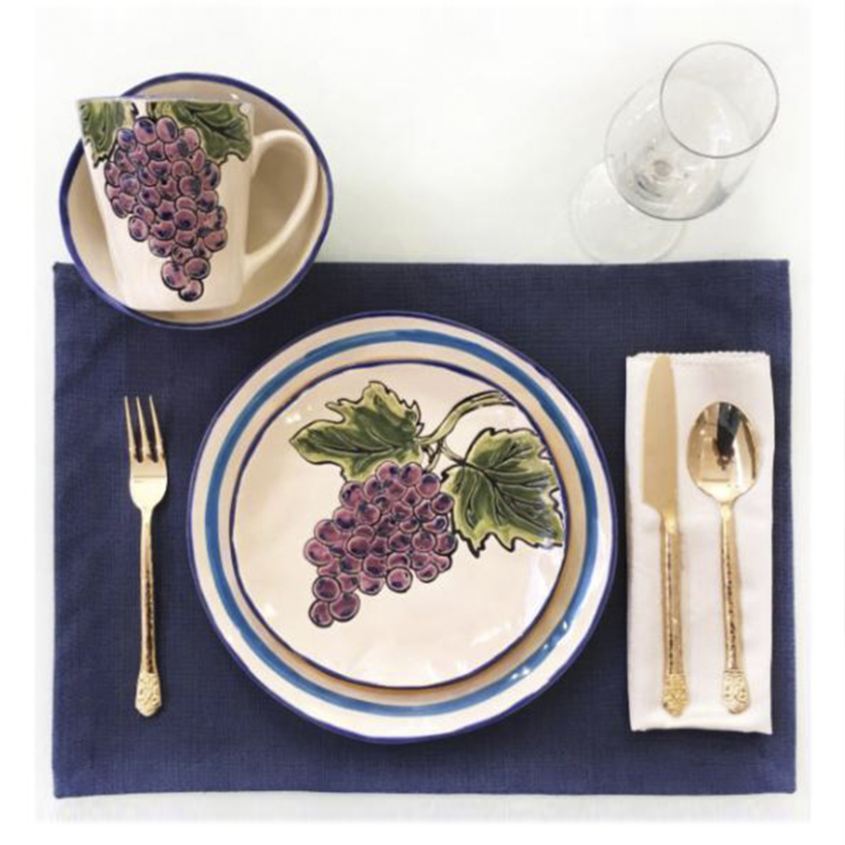 Summer flowers dinnerware