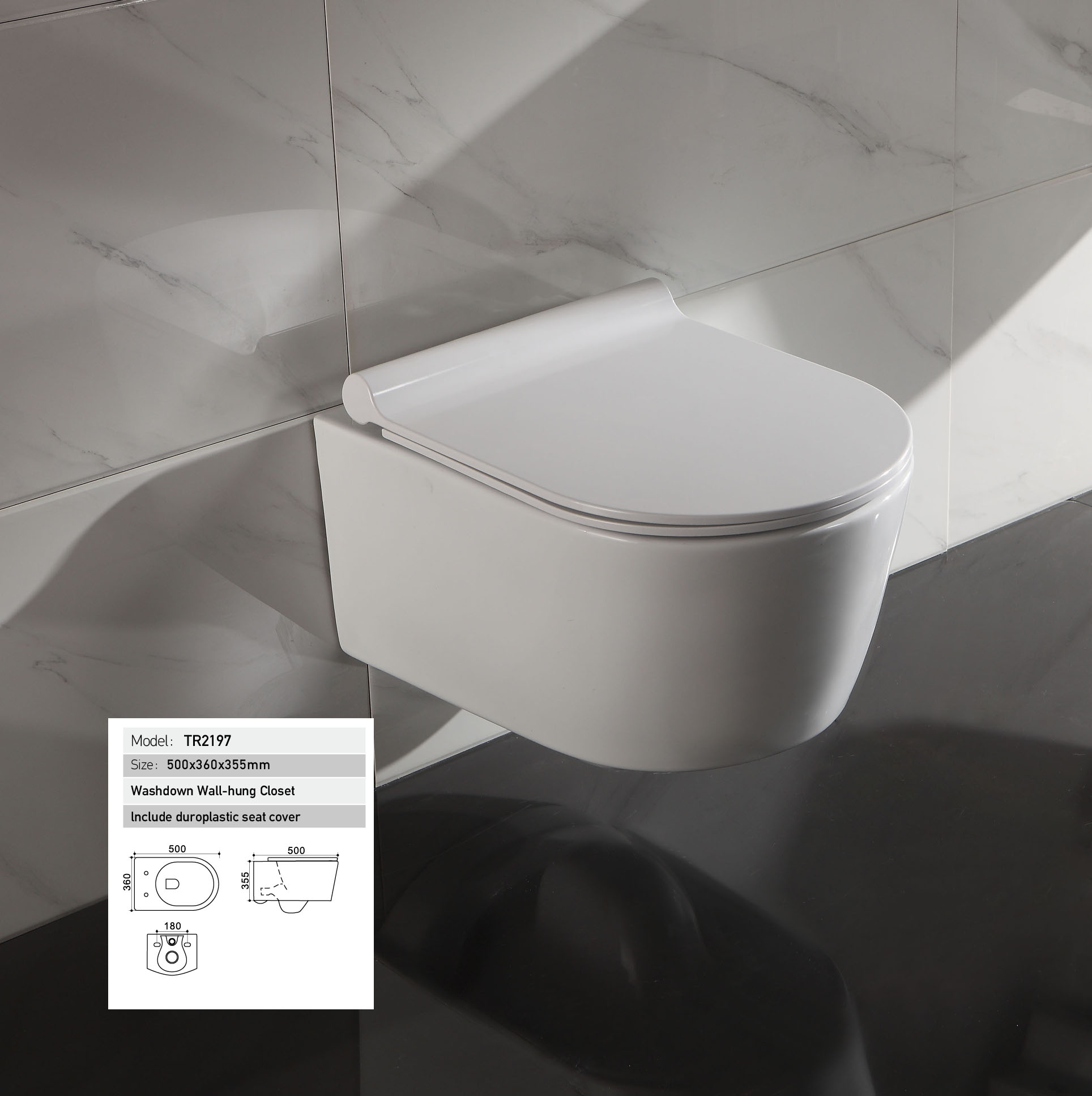 wall-hung toilet(TR2197)