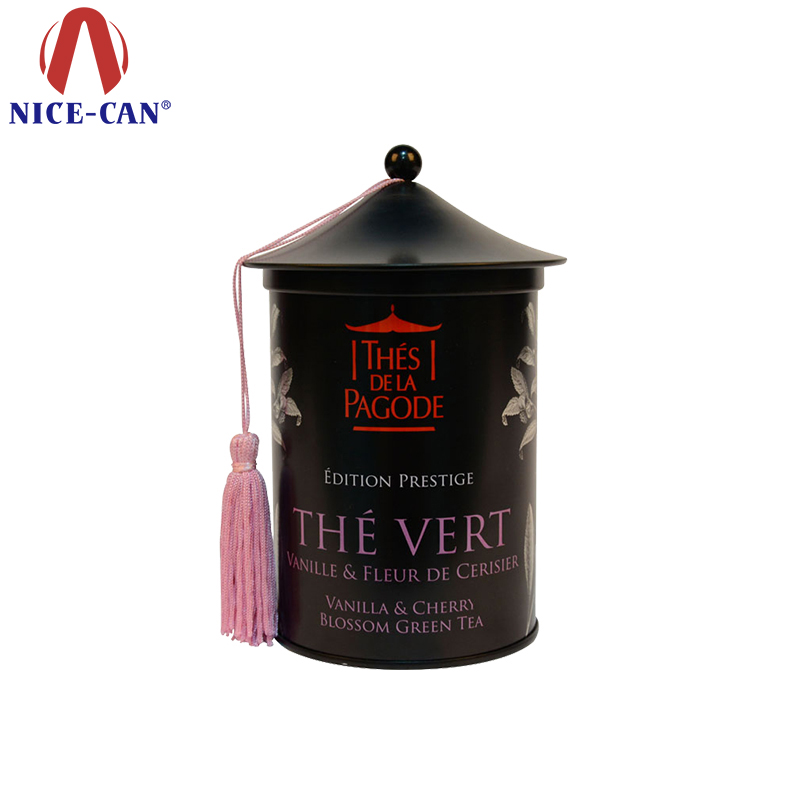 Wholesale Cylinder Round Customized Logo Mini Tinplate Box Metal Tin Box Factory