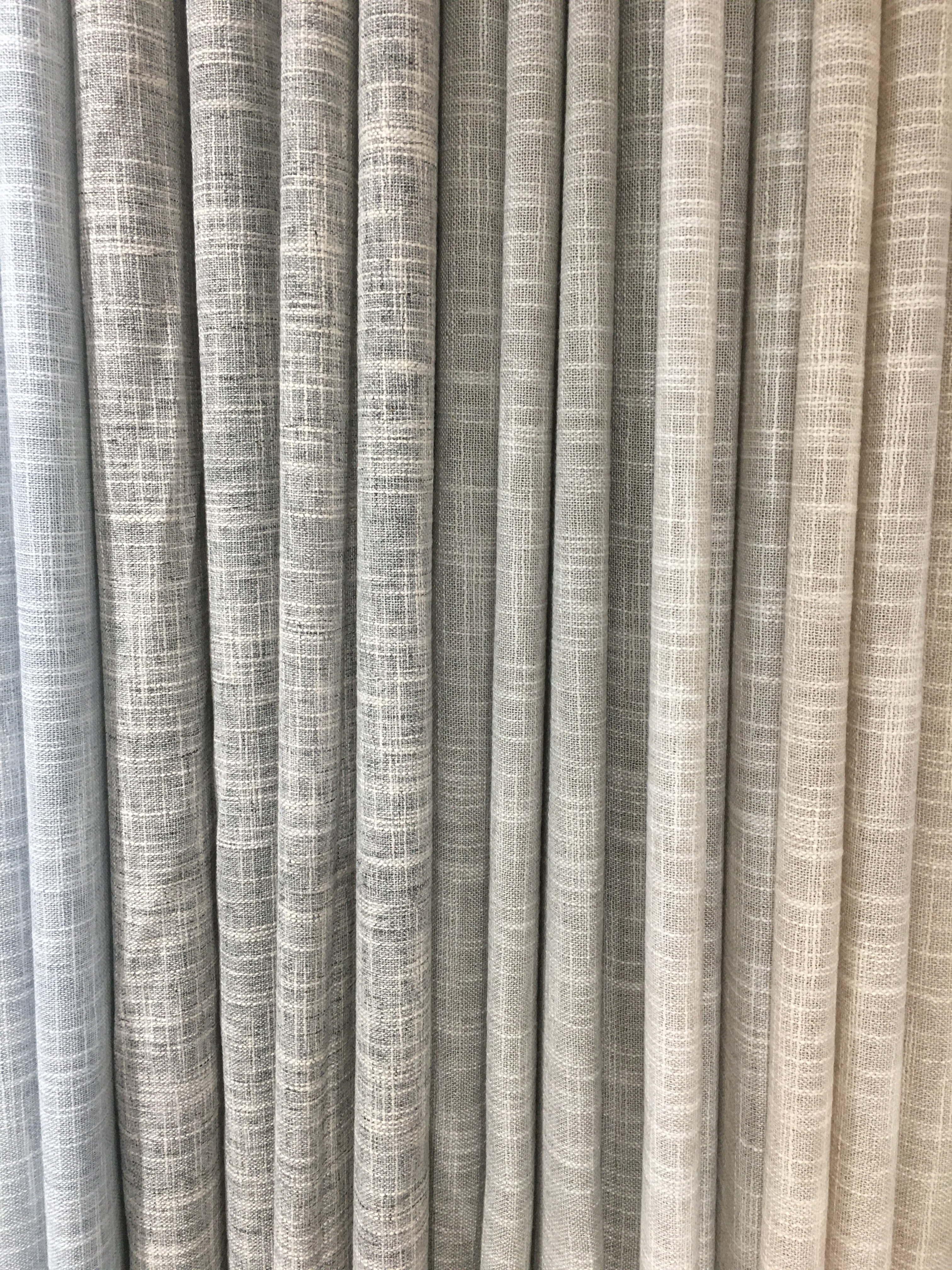 A cross slub faux linen curtain