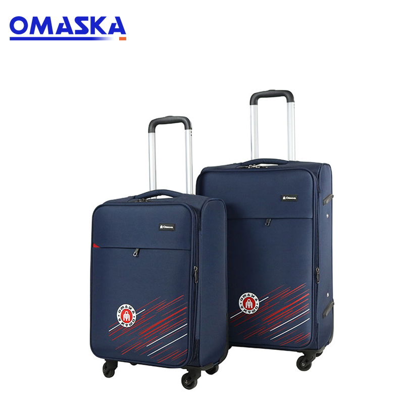 New arrival nylon fabric nylon soft travel trolley luggage bag