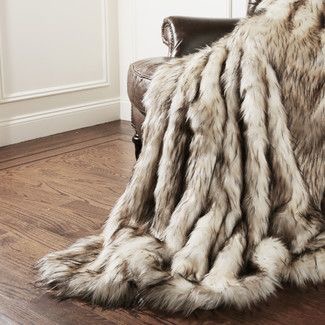 Faux fur blanket