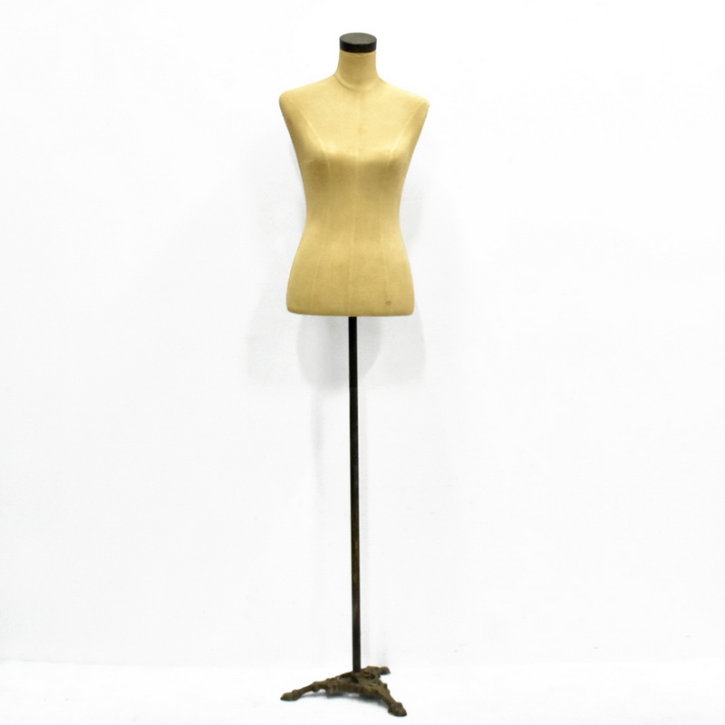 Luckywind Vintage Display Mannequin Dressform with metal Tripod Base