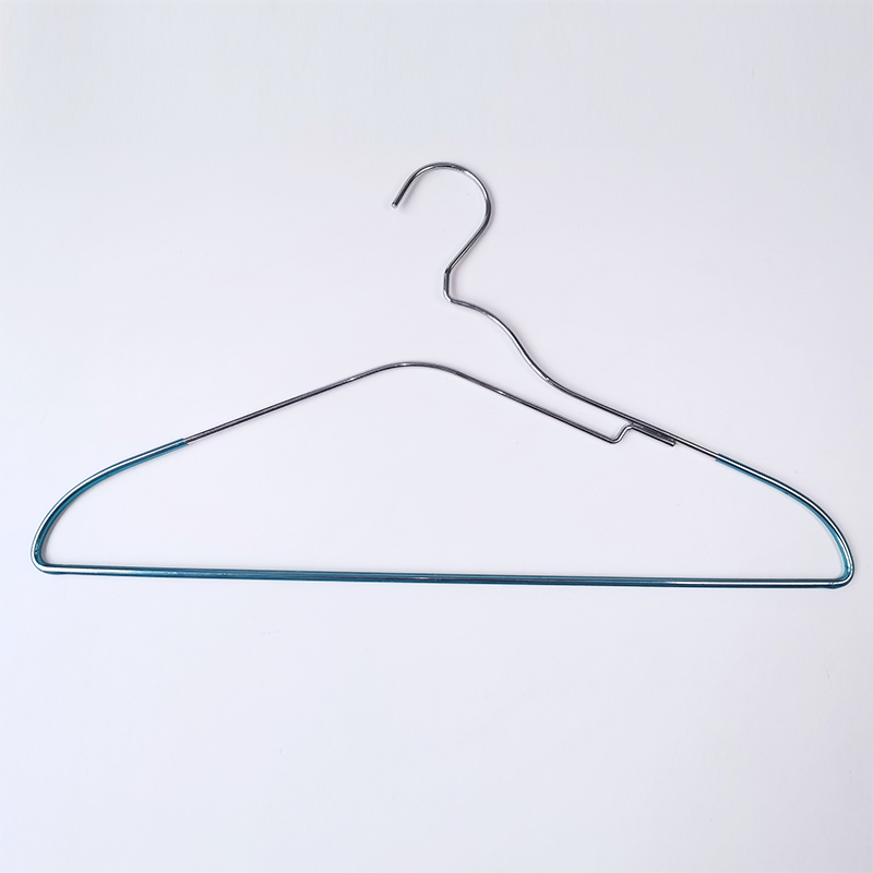 PVC coating metal hanger for narrow collar