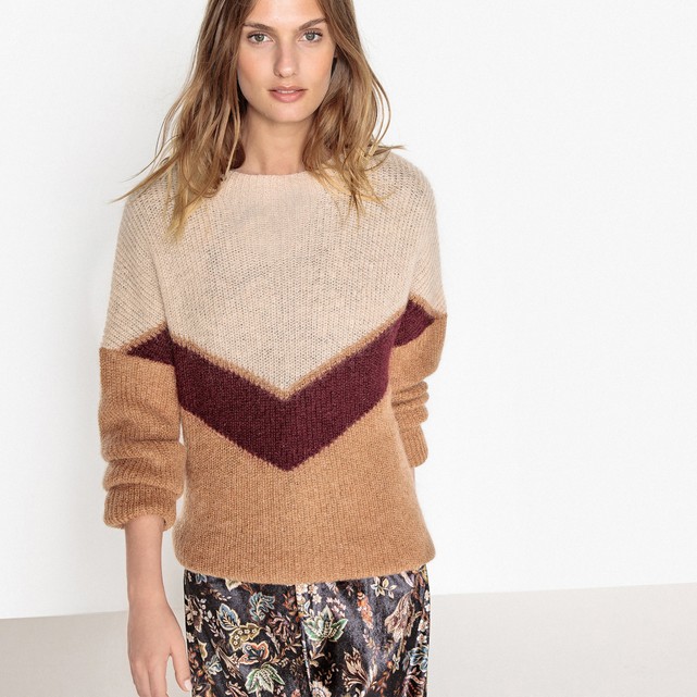 Women's crew neck pullover