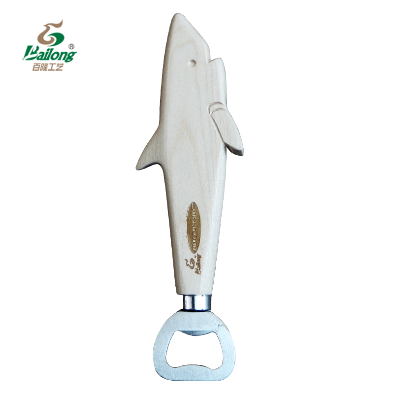 Birch wood bottle opener
