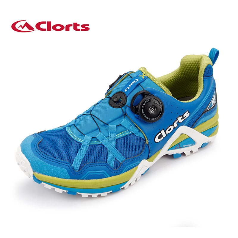 CLORTS Lightweight Breathable BOA Lacing Outdoor Hiking Running Shoes Trail Running Shoes