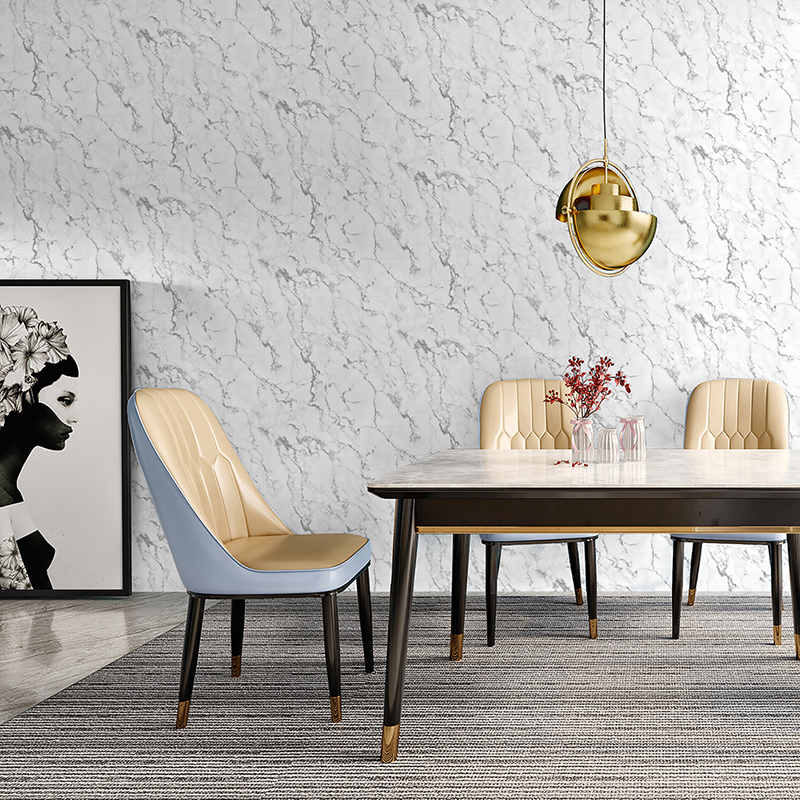 Classic 3D Marble/Brick Design PVC Embossed Room 3D Wallpaper for Wall Decoration