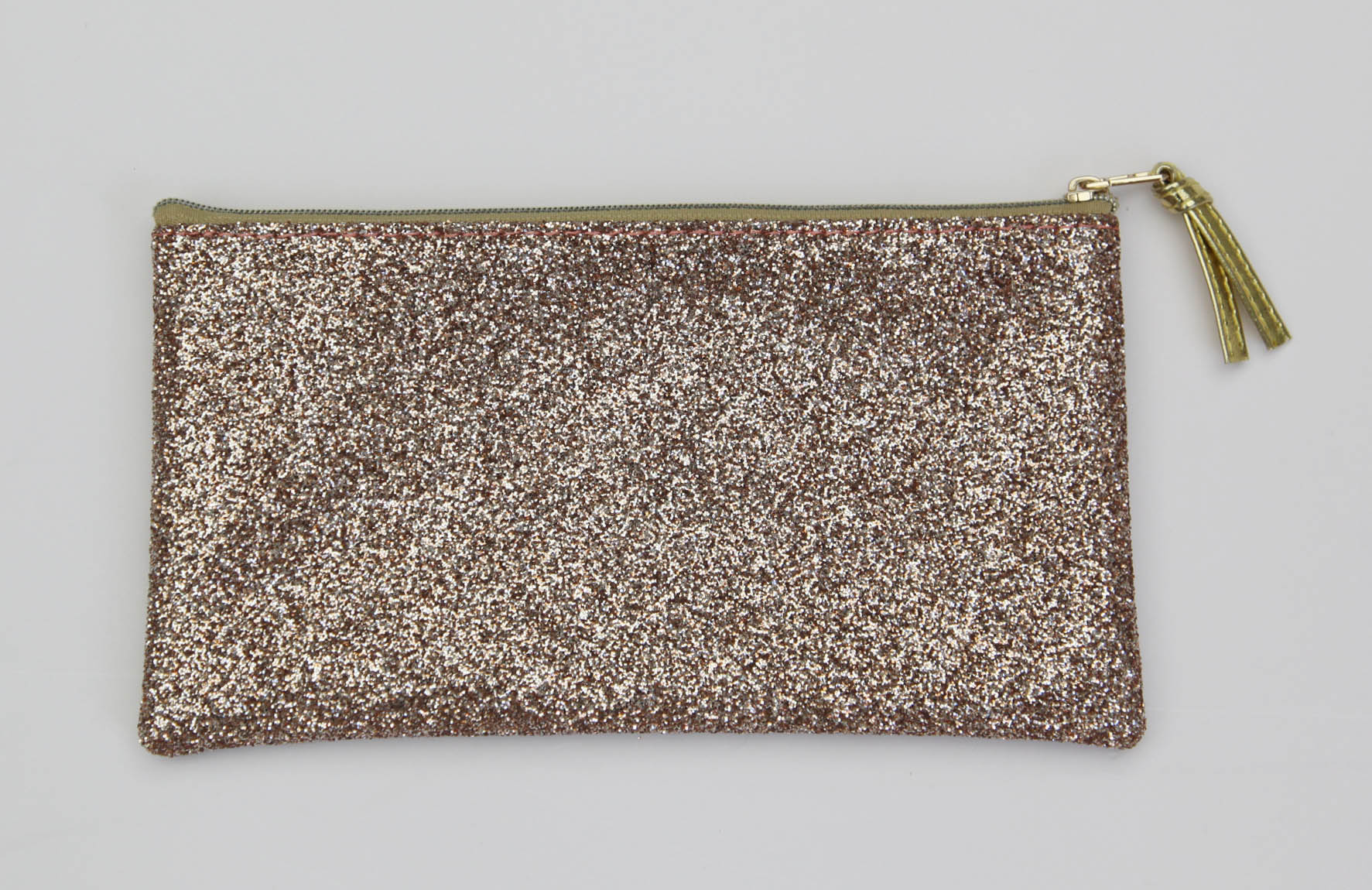 Rough Gold Flat Pencil Case