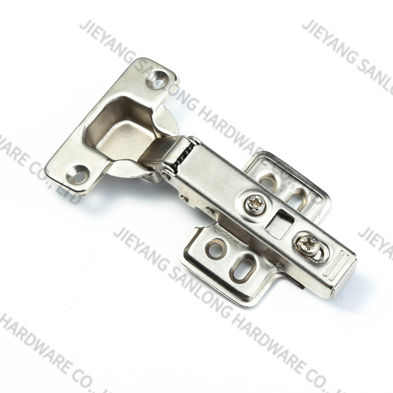 Soft-closing hinge clip on