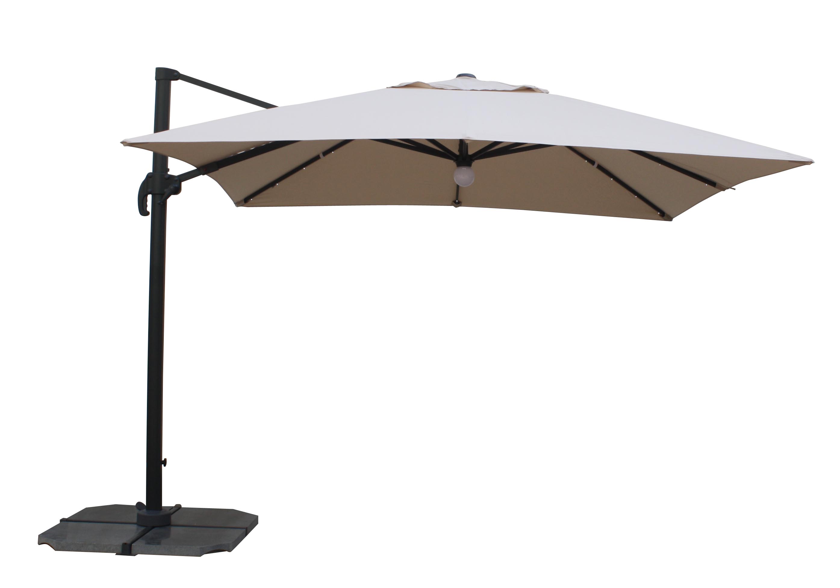 Small Roma Hanging Umbrella with LED light