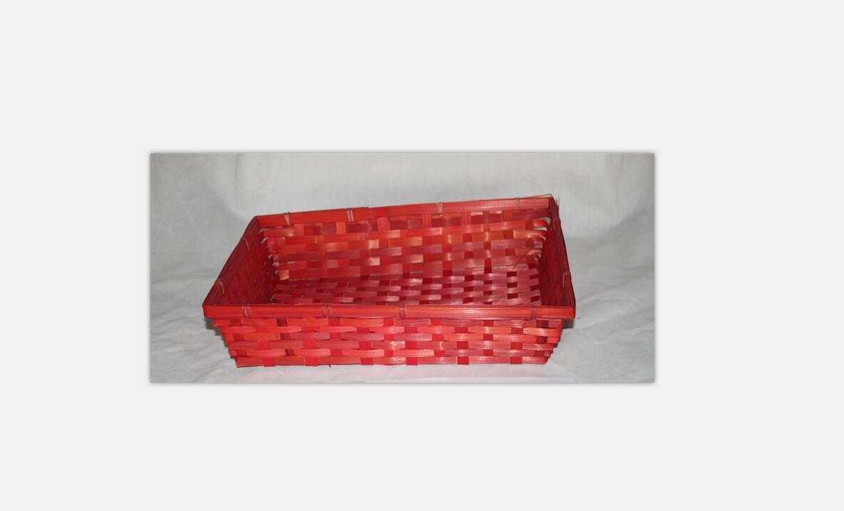 Kingwillow Handmade rectangle basket for gift packaging and kitchen storage