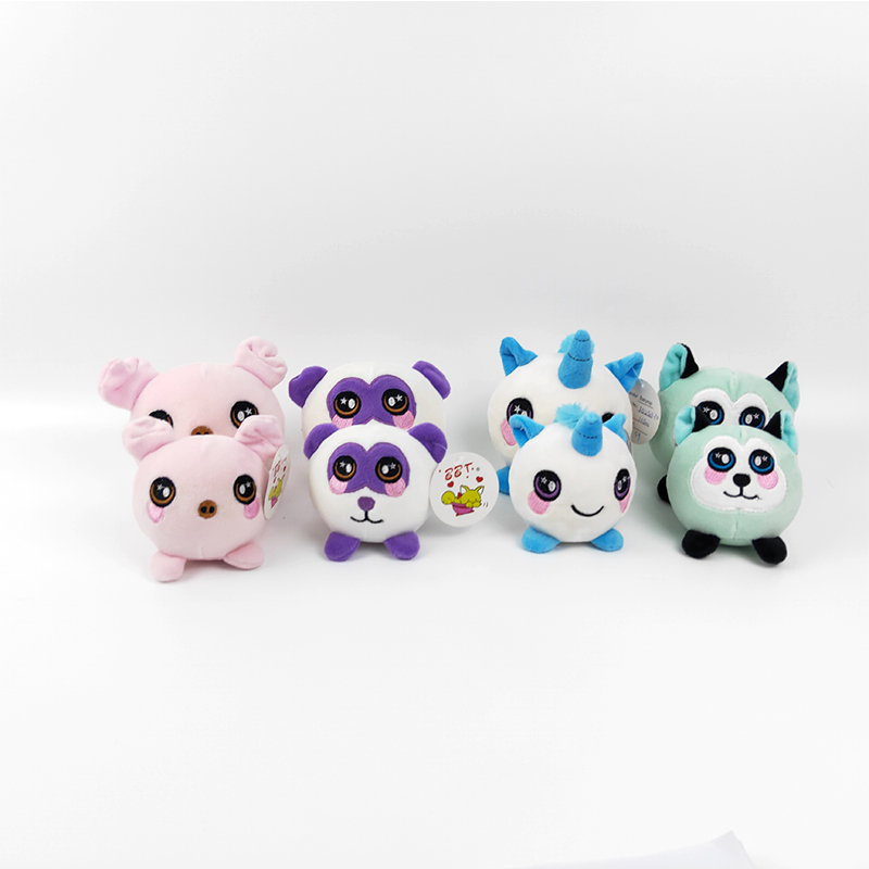 Plush round animal toy memory foam stuffed plush animal toy