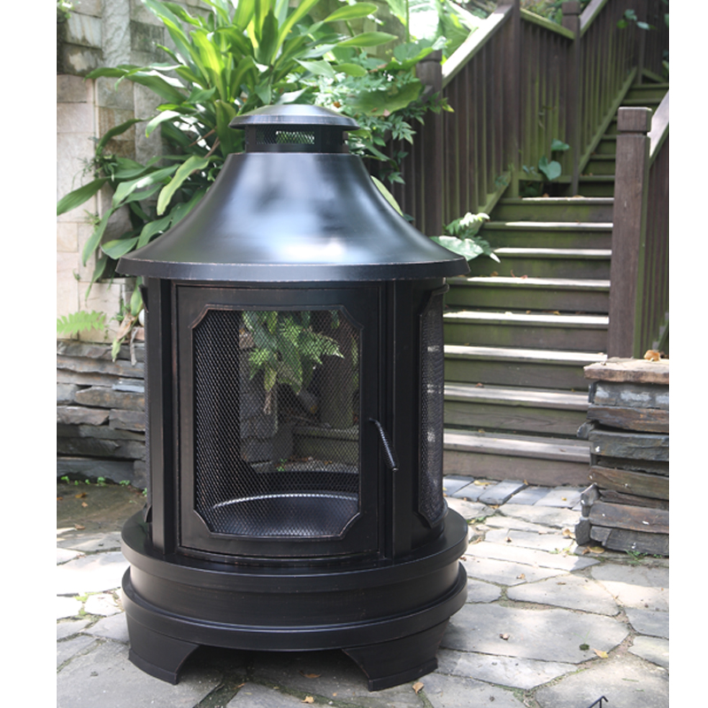 Outdoor Steel Fireplace