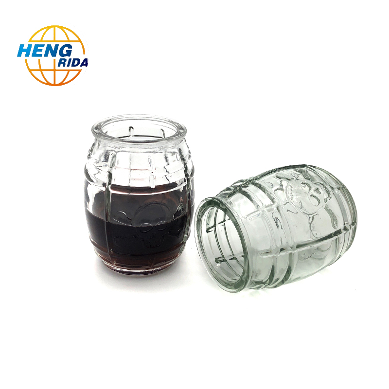 100ml Skull Pattern Barrel Shape wine Cup
