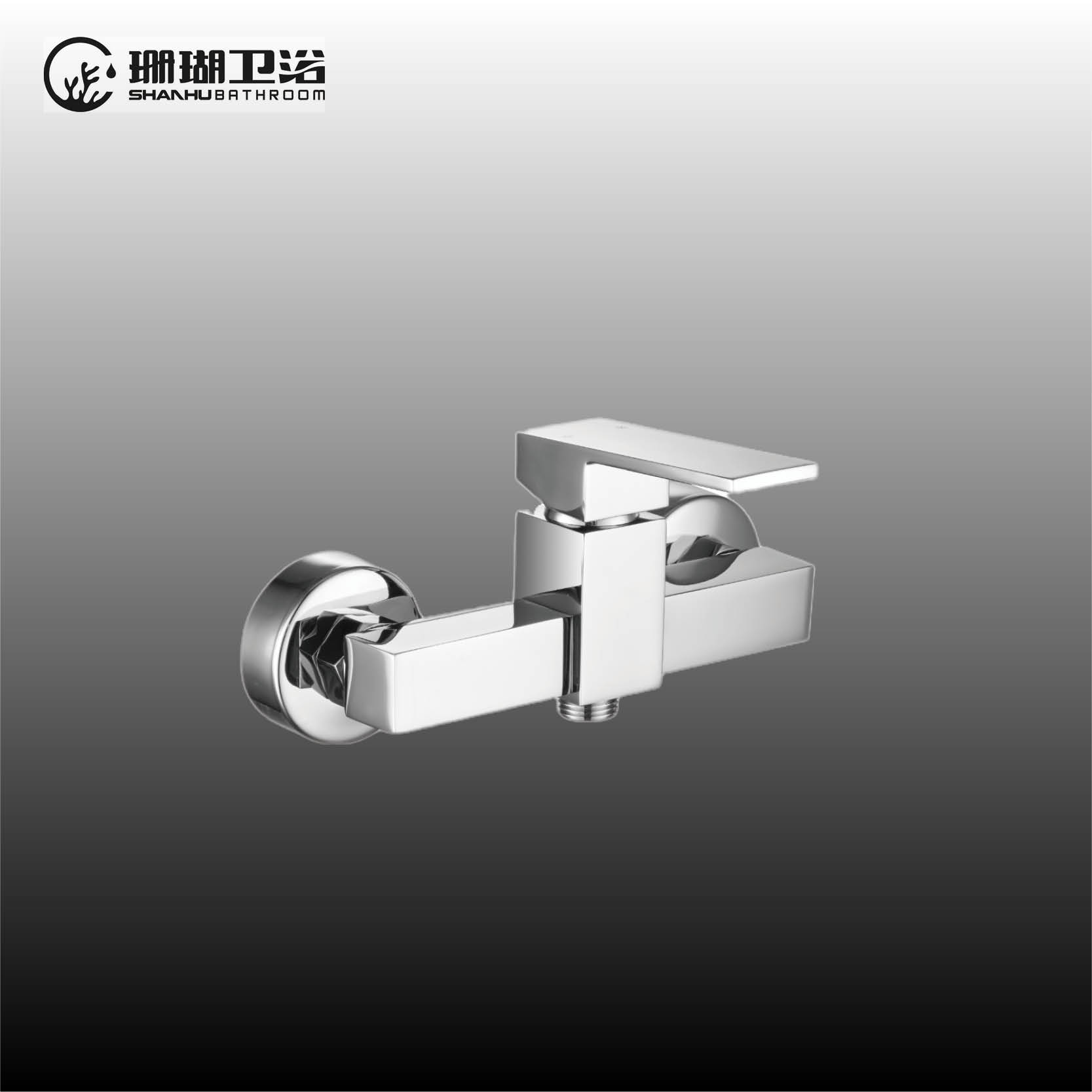 Single lever wall-mounted shower mixer