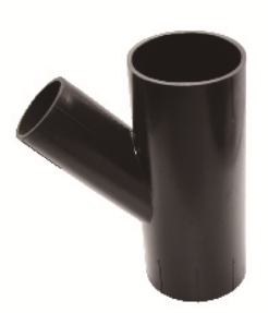 HDPE drainage sewerage waste discharge pipe fittings