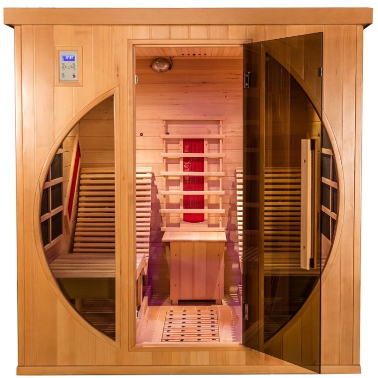 Luxury 2 person Far infrared sauna room with recliners