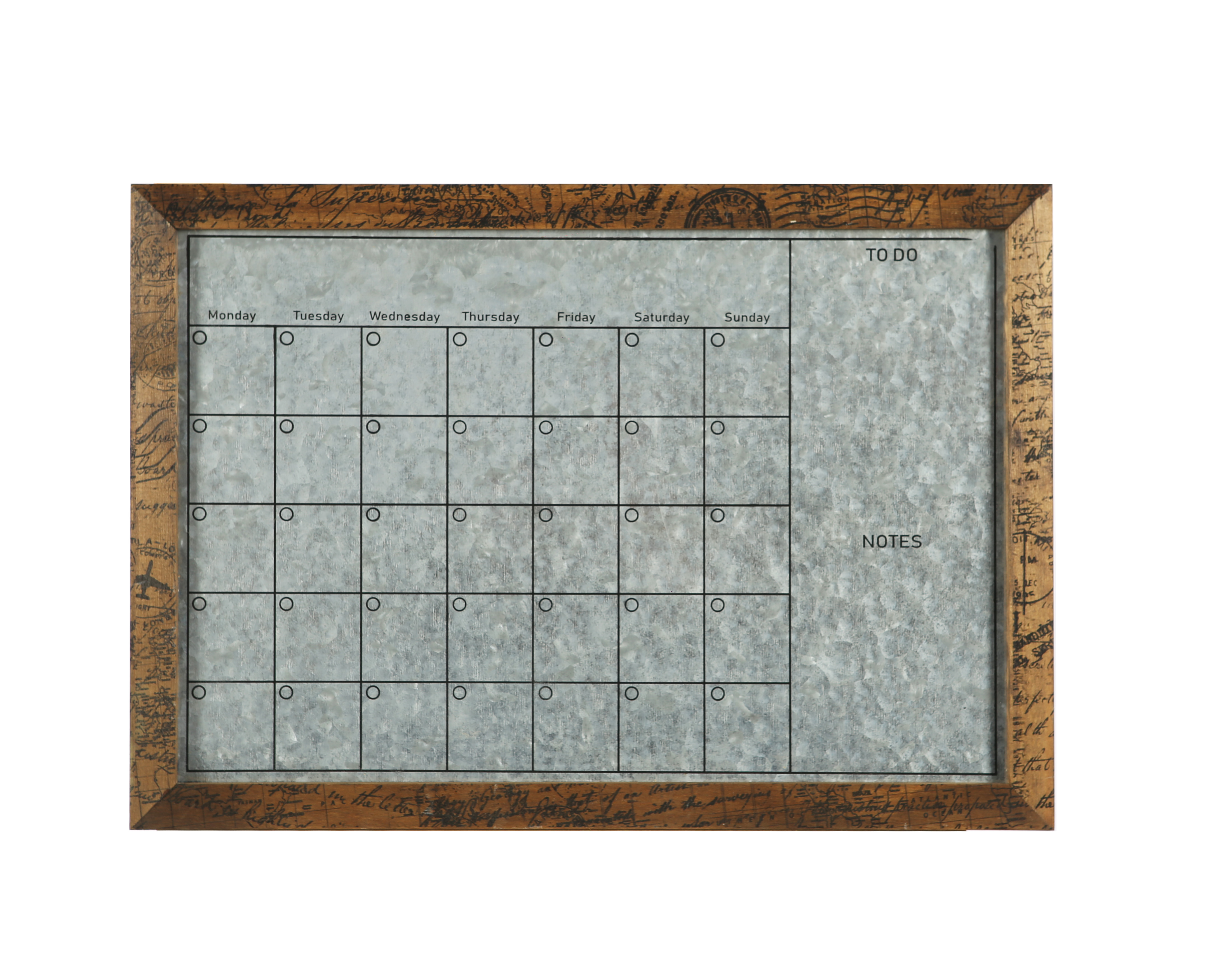 Wooden frame writing board