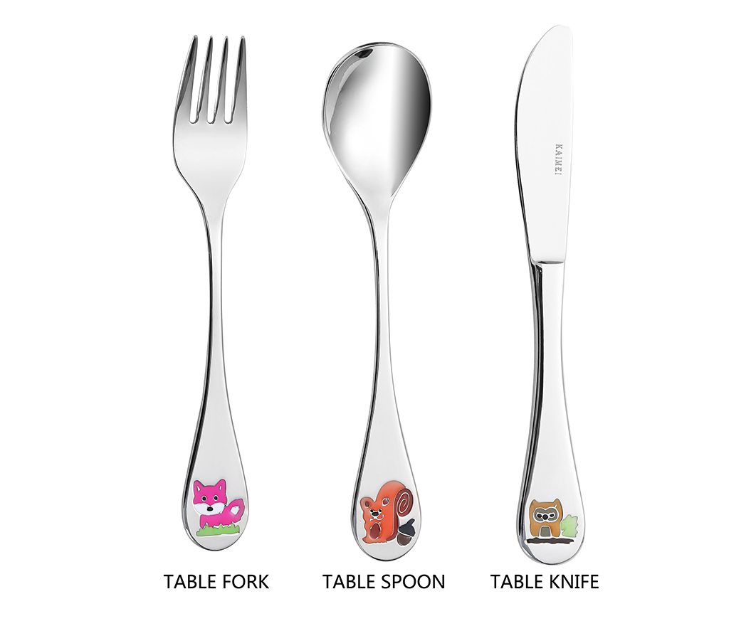 High Quality Stainless Steel Cutlery Set Stainless Steel Flatware Tableware Wholesale For Children
