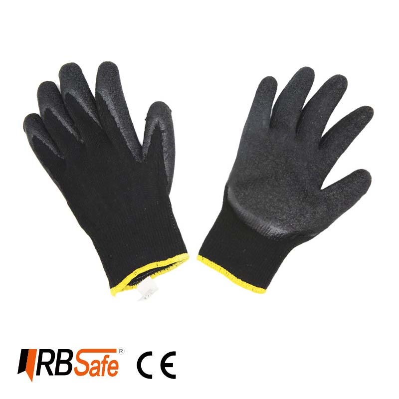 Latex Coated Glove,Crinkled,CE