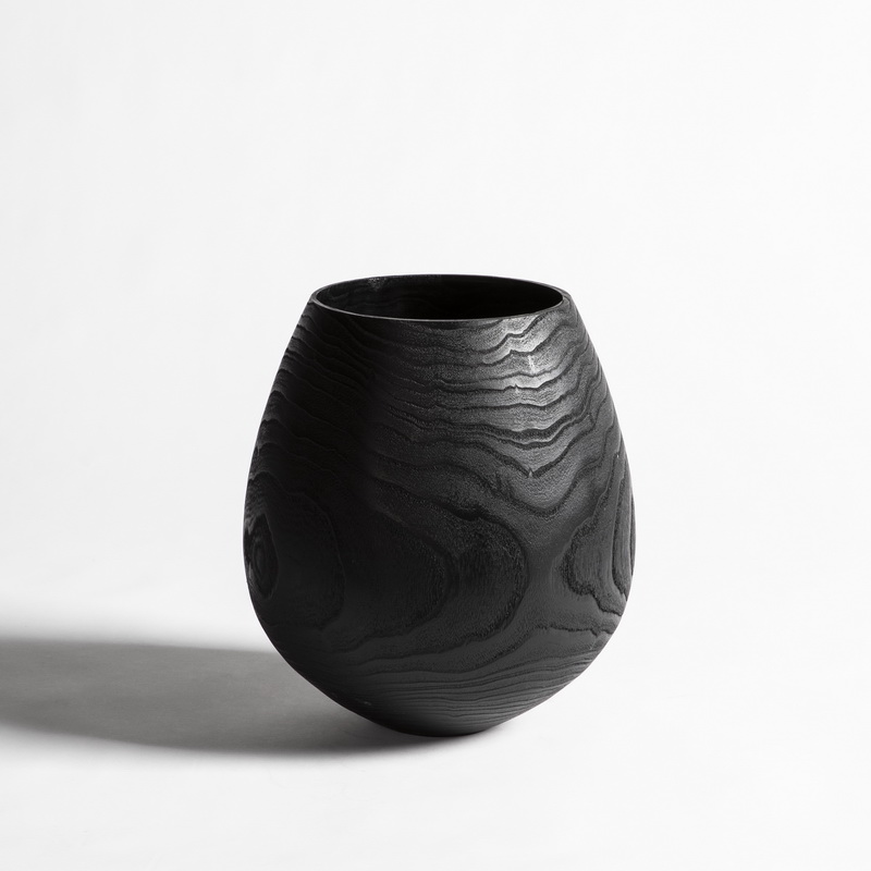 Wooden vase
