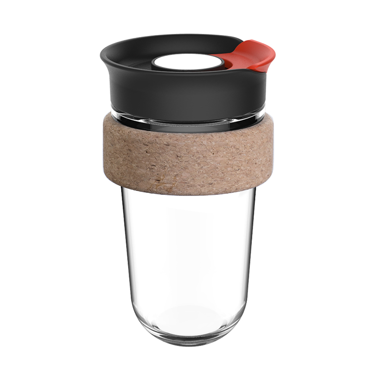 Sinoglass Multi-use beverage glass with filter attachments
