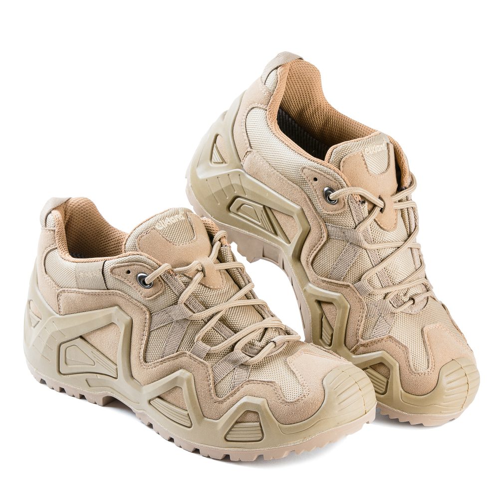 Sand Color Men‘s low cut waterproof tactical boot/ outdoor shoe /hiking shoe/ Trekking shoe
