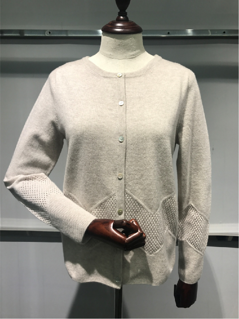 whole garment cashmere sweater for lady
