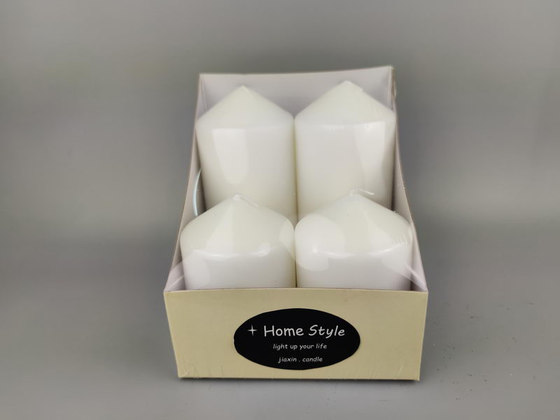 S/4 over-dipping pillar candles