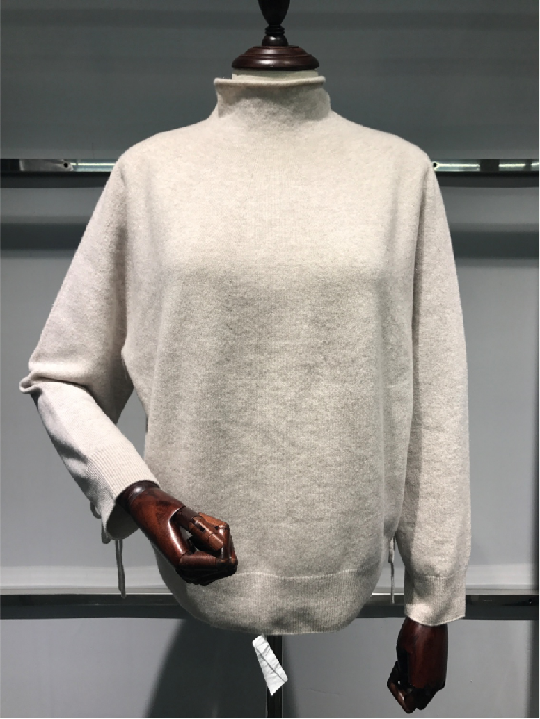 Whole garment cashmere sweater for lady