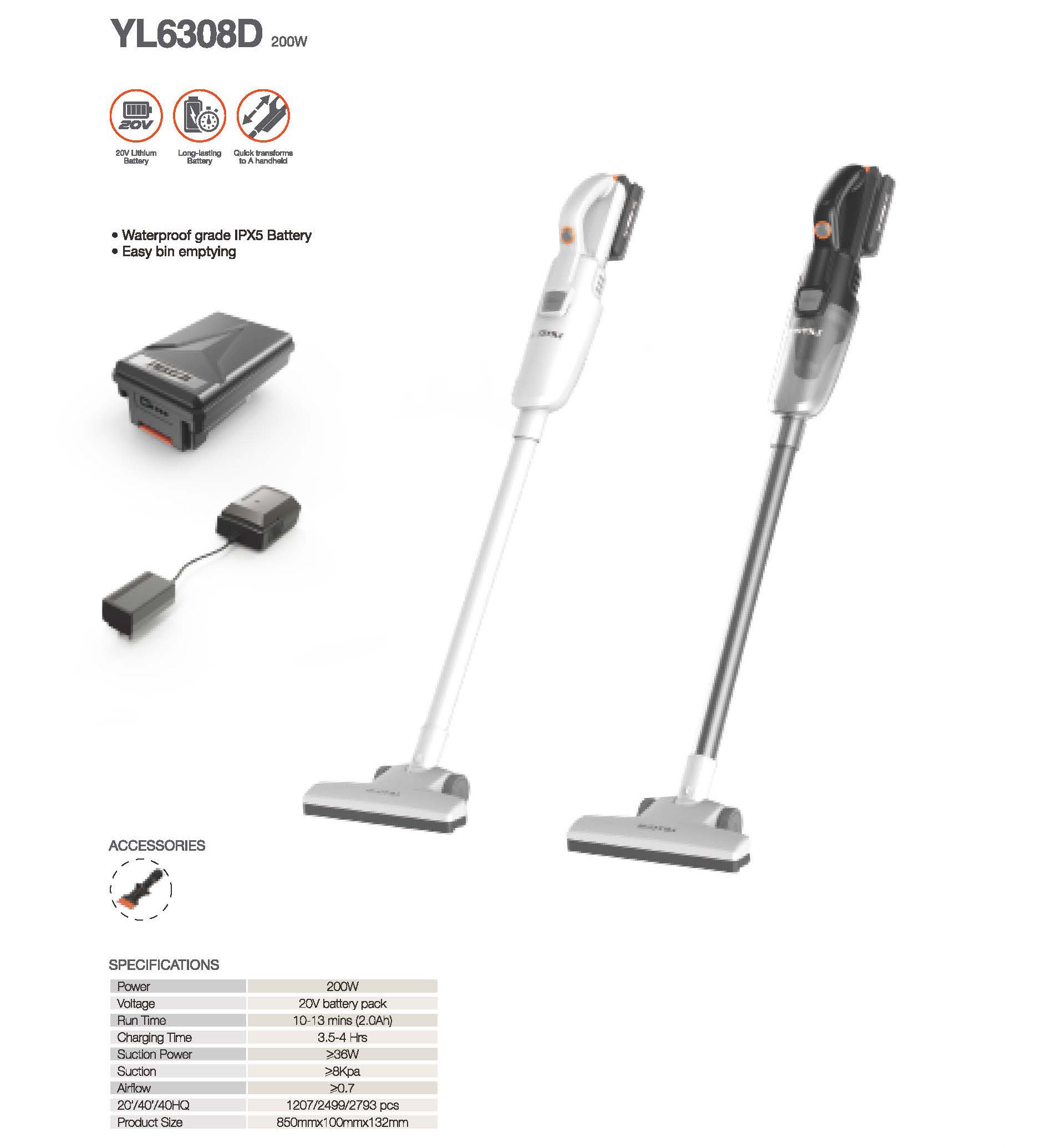 Handheld Stick Vacuum Cleaner