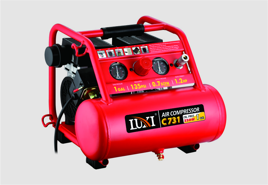 1/2hp 1gal Framed Oil Free Compressor