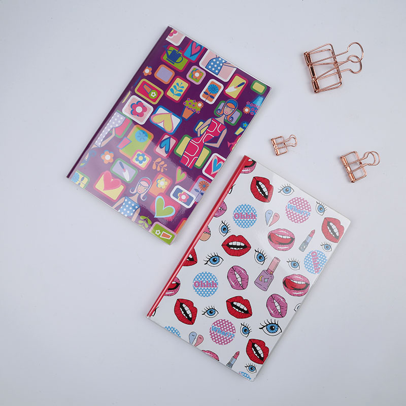 WANSHIFA 2021 Creative Design Color Printed Hard Cover Notebook