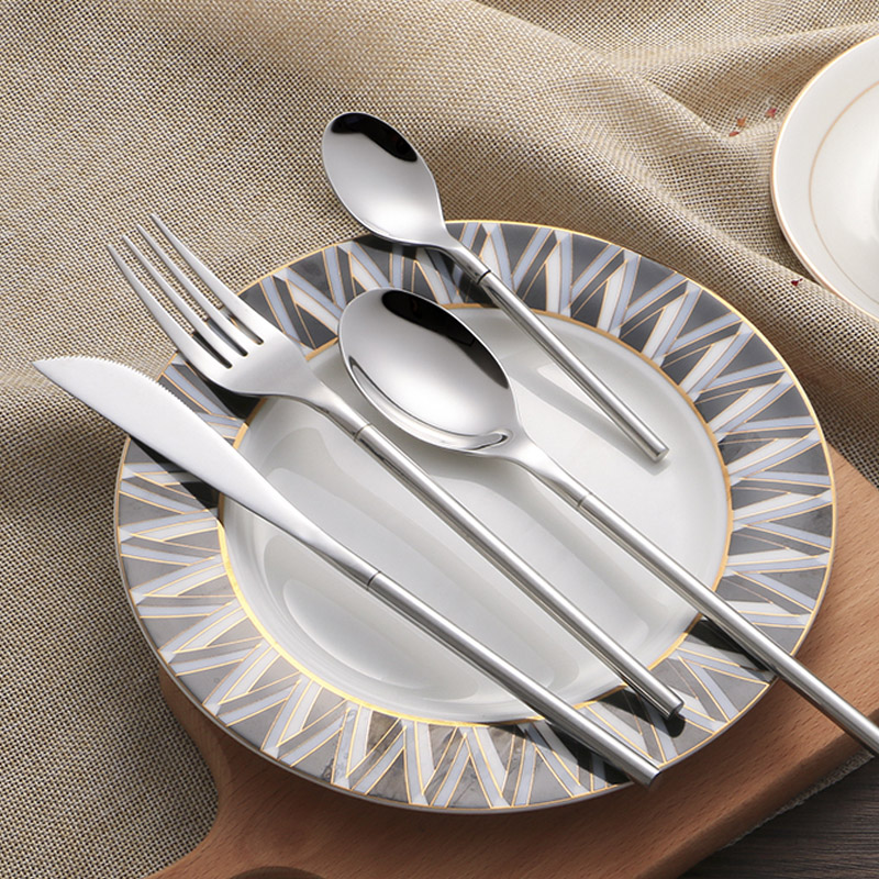 D034# Korean style New flatware dinner spoon/fork/knife