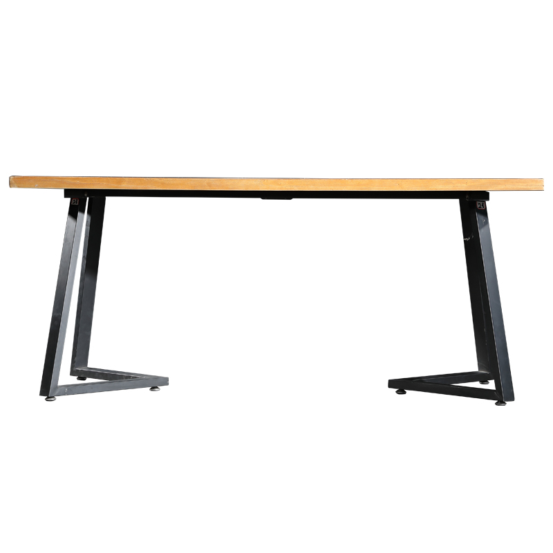industrail recycled elm dining table with iron leg