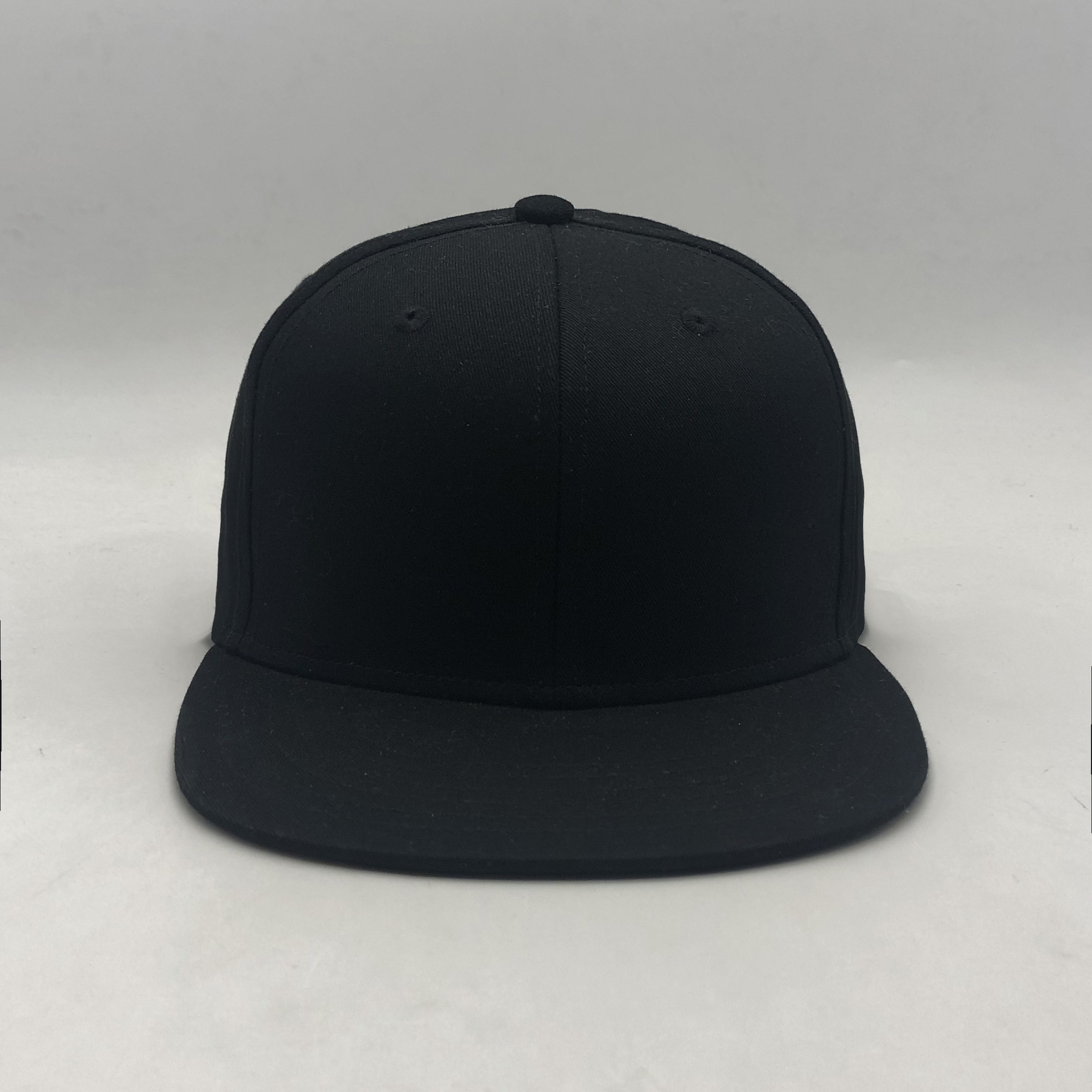 100%Cotton pure colour Customizable flat baseball cap