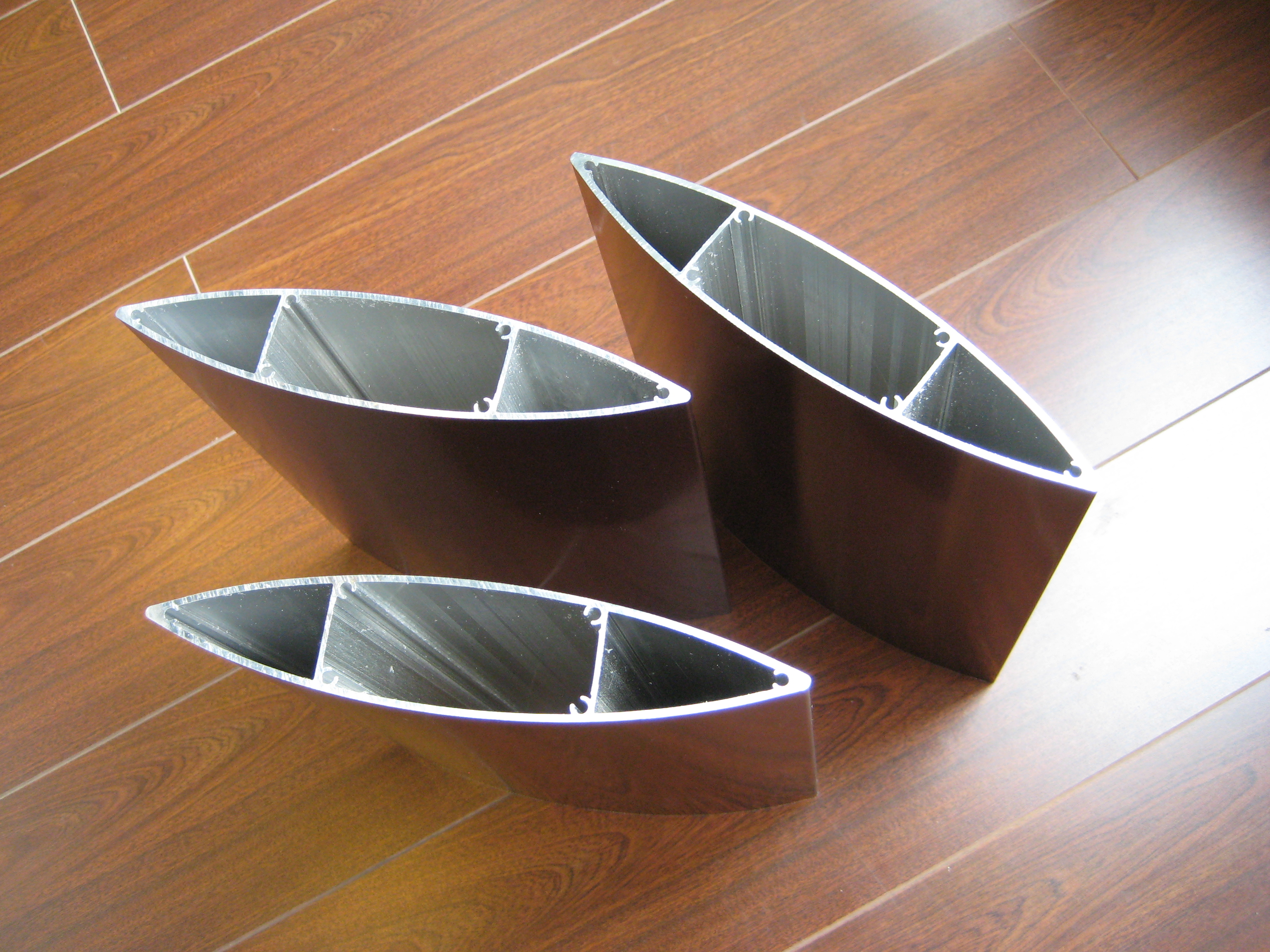 Aluminium louver profiles