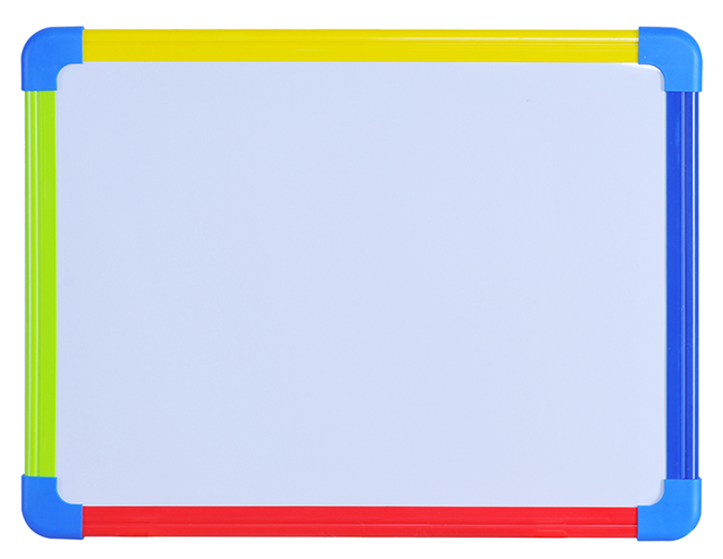 Plastic frame white board
