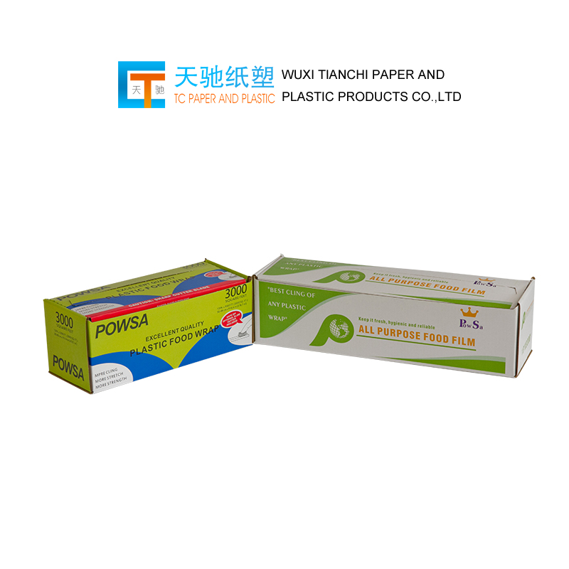 PVC Cling Film With Box Safe Cutter Household