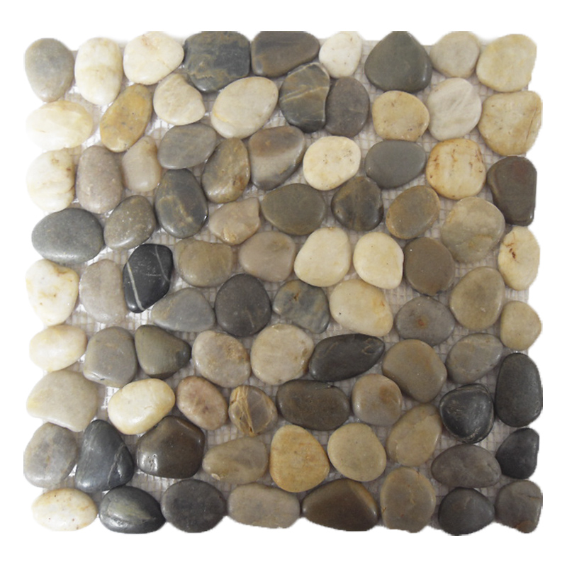 Pebble Mesh Mosaic Tile For Interior And Exterior