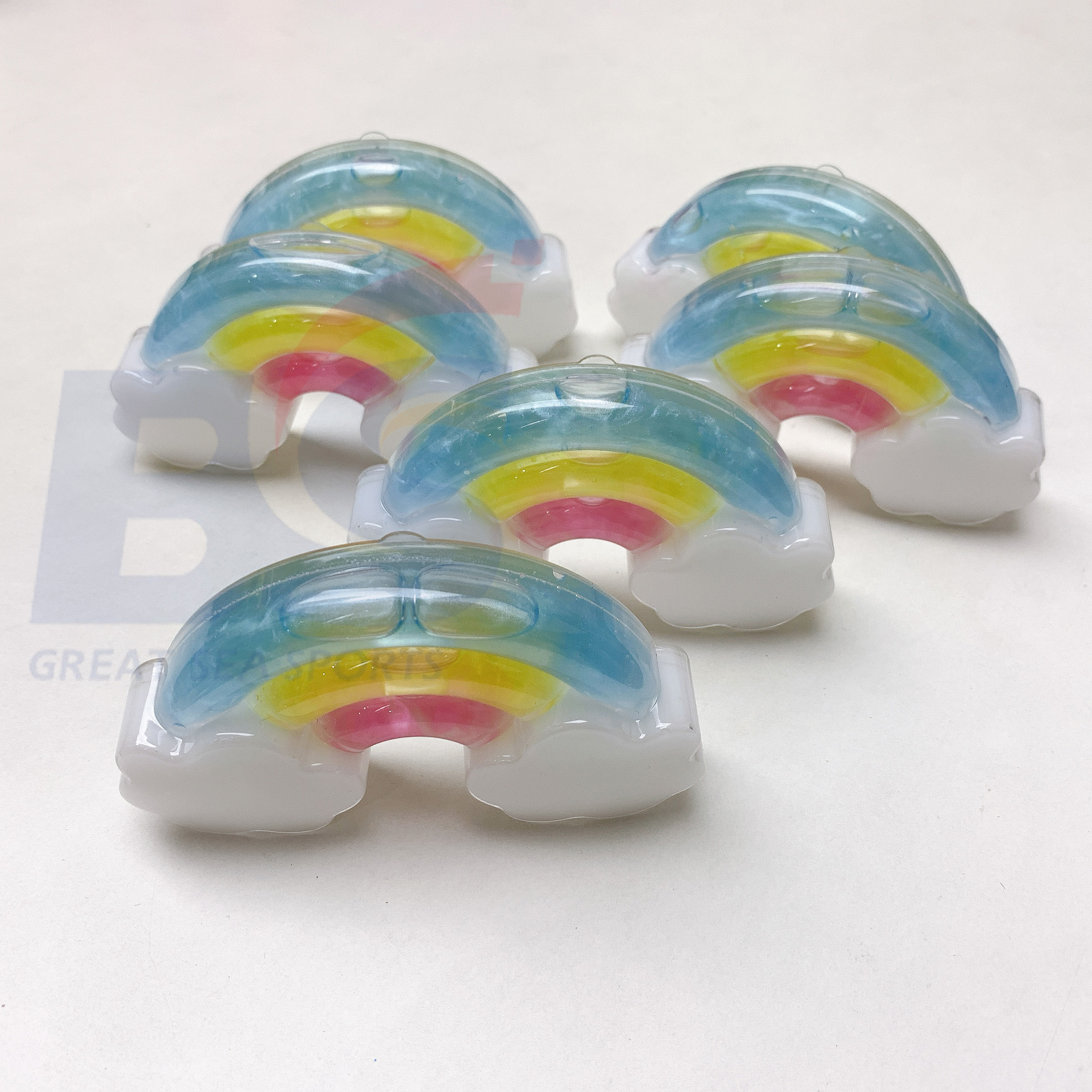 Colorful Rainbow putty kids toys slime