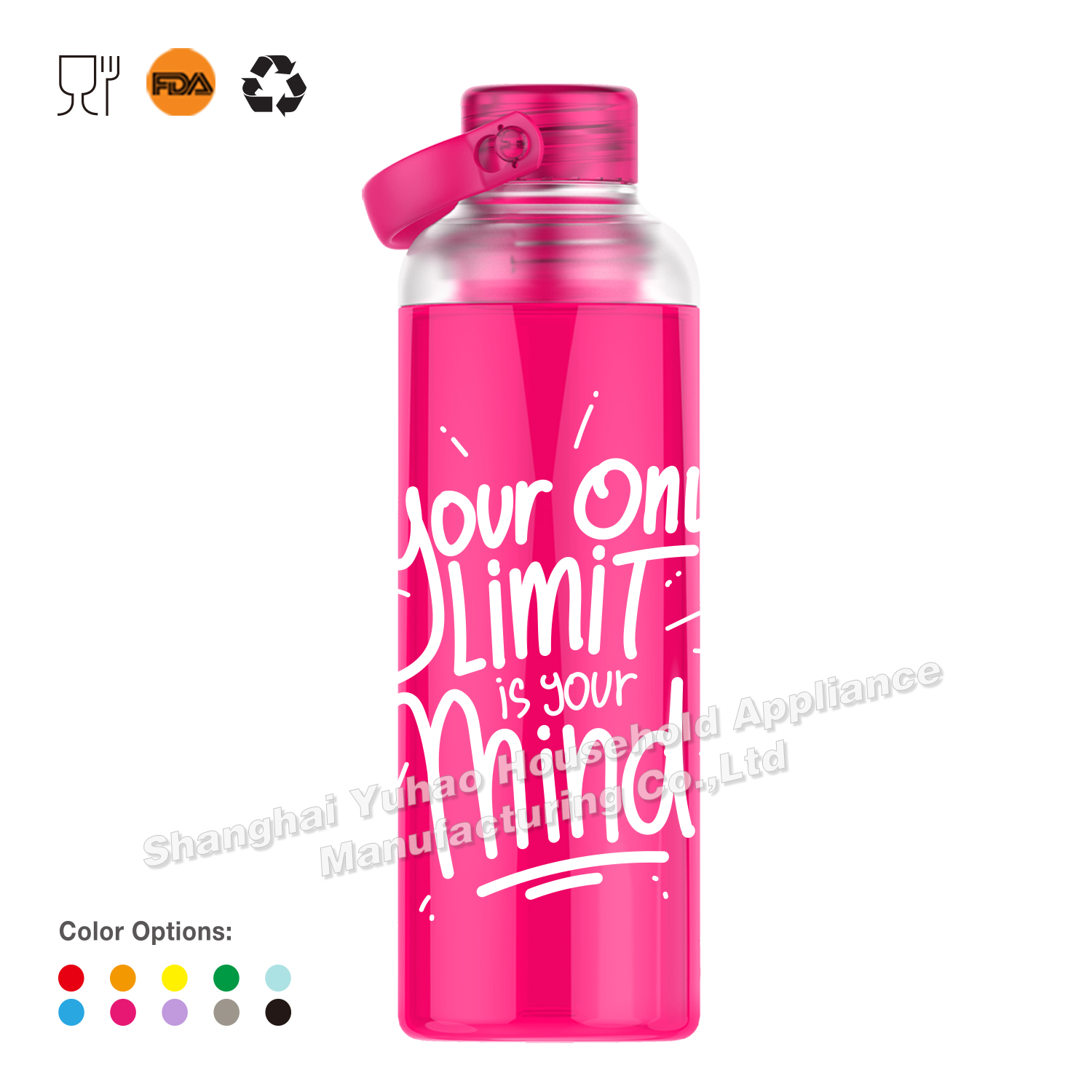 600ml Tritan Kanteen Plastic Water Bottle