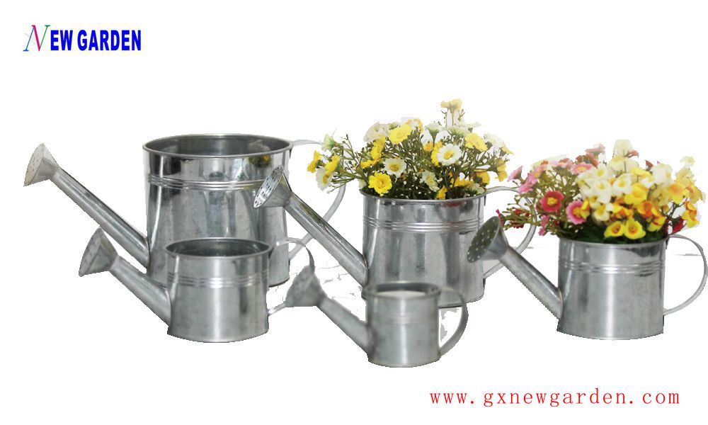 zinc flower planter