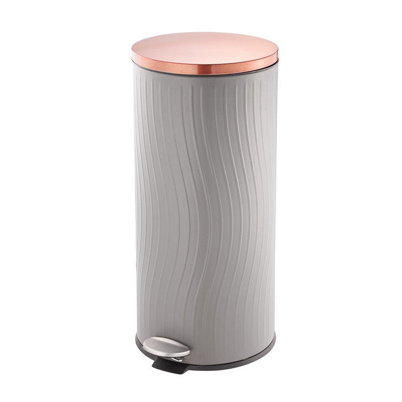 Round shape pedal bin