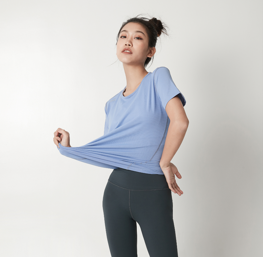 New Arrival Fitness Wear Wholesale Dry-fit Gym Clothing Women Yoga Top Girls T Shirt